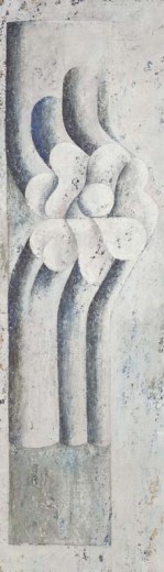 tempera na papíře, 34×111 cm, počátek 70. let
