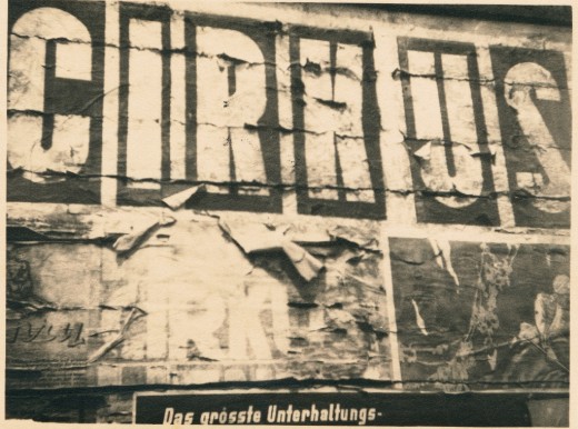 Alex Beran, Cirkus Kludský, from the cycle Zlínské afternoon, 1943, photograph, 112x83 mm