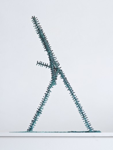 Zdeněk Tománek, Christmas Giacometti, 2016, bronze,
105×70×25 cm