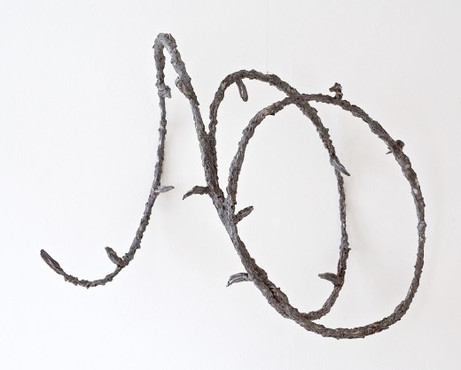 Zdeněk Tománek, Angel Wire, 2017, aluminium, 70×82×55 cm