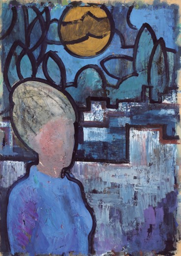 Untitled, around 1965, tempera, 87.5 x 62.5 cm